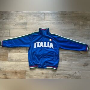 Blue Futbol Italia Track Jacket- Medium